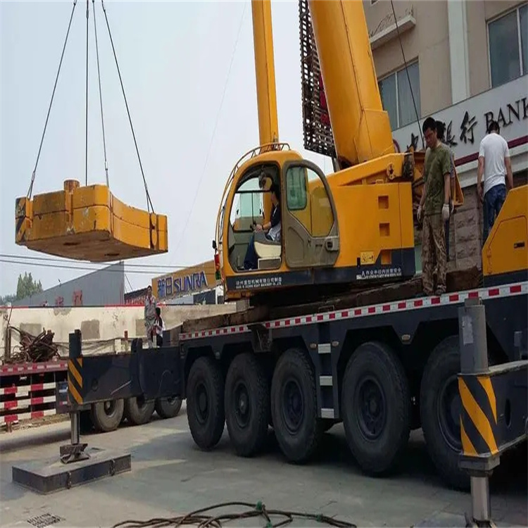 成安县当地吊车出租|机器吊装|75吨|工厂搬迁服务